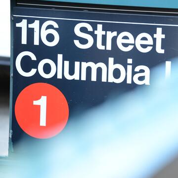 116th Street - Columnbia - 1 Subway Train